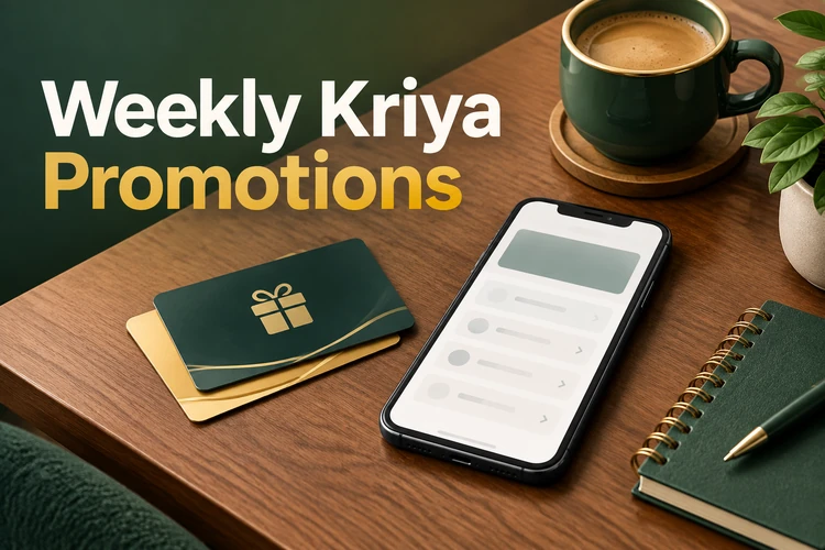Weekly Kriya Promotions